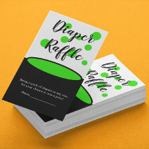 El bebé está preparando Baby Shower Diaper Raffle