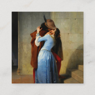 Tarjeta De Recepción El beso Francesco Hayez