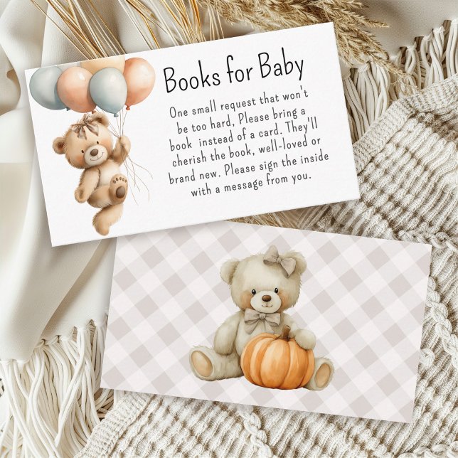 Tarjeta De Recepción El Chica dulce Teddy Bear globos para bebé (Subido por el creador)