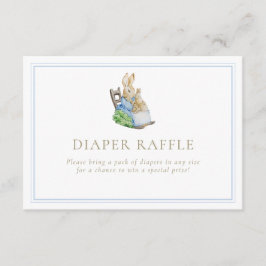 Tarjeta De Recepción El clásico Peter the Rabbit Diaper Raffle