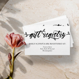 Tarjeta De Recepción El encantador Registro de Gigantes de la Caligrafí