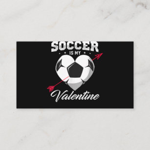Tarjeta De Recepción El fútbol es mi Valentine Valentine Shir