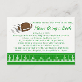 Tarjeta De Recepción El fútbol trae cartas de libro