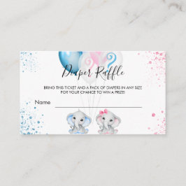 Tarjeta De Recepción El género de los elefantes revela el boleto de rif