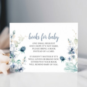 Tarjeta De Recepción El invierno deja el libro de Baby Shower para el b