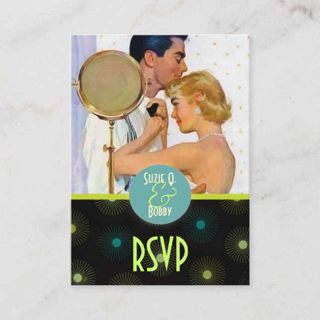 Tarjeta De Recepción El Kitsch Bitsch : Para Mejor ... (Anverso)