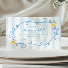 Tarjeta De Recepción El limón azul italiano sopla cuán grande es el vie