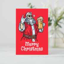 El mal Papá Noel, el rock, la cerveza y el cigarro