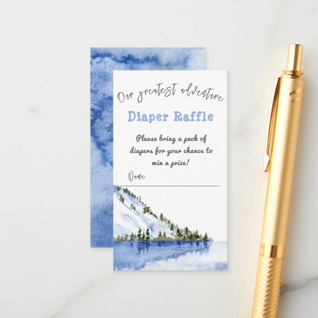 Tarjeta De Recepción El moderno paisaje invernal es nuestra más grande  (Anverso/Reverso In Situ)