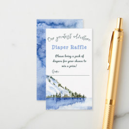 Tarjeta De Recepción El moderno paisaje invernal es nuestra más grande