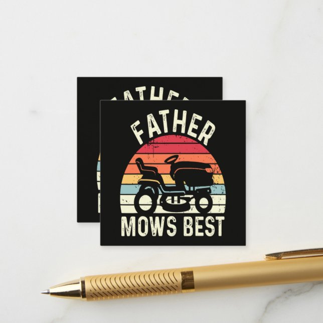 Tarjeta De Recepción El padre corta mejor (Anverso/Reverso In Situ)