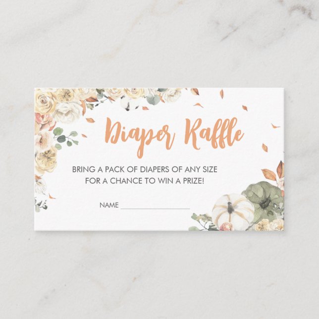 Tarjeta De Recepción El pañal Baby Shower del pequeño Elefante de cacah (Anverso)