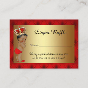 Tarjeta De Recepción El pañal de principiante raffle entradas para Tiju