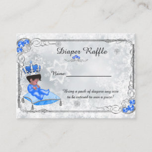 Tarjeta De Recepción El pañal del principito Raffles Entradas, congelad