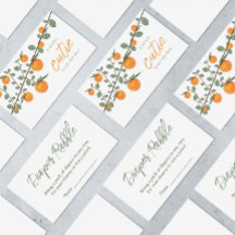 El pequeño Naranja de Cutie Baby Shower Diaper Raf