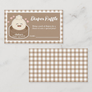 Tarjeta De Recepción El pequeño y vacilante billete de pañal Baby Showe