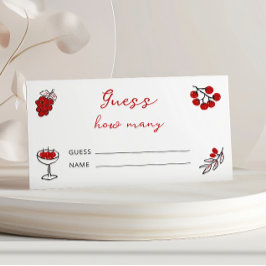 Tarjeta De Recepción El rojo de la comida italiana sabe cuántos