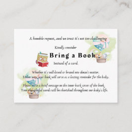 Tarjeta De Recepción El Safari Animal Neutral Sage Trae Un Libro