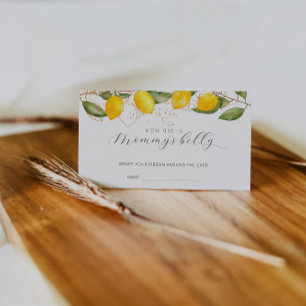 Tarjeta De Recepción El verano del limón qué tan grande es el boleto de