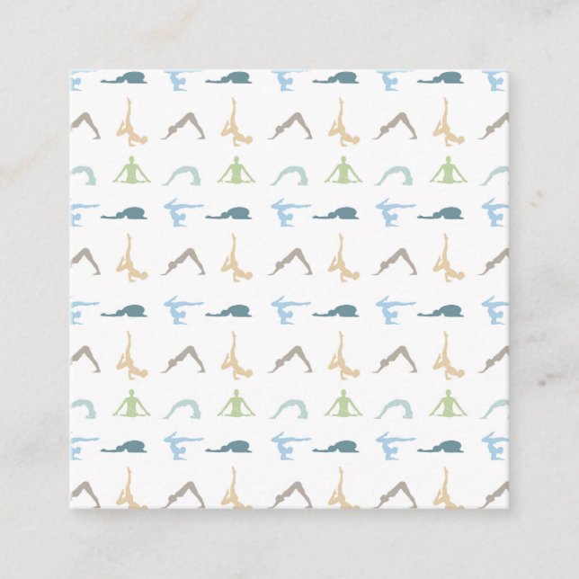 Tarjeta De Recepción El yoga representa la meditación de la mentalidad  (Anverso)