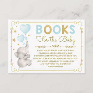 Tarjeta De Recepción Elefante trae una carta de libros Estrella de Oro 