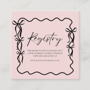 Tarjeta De Recepción Elegancia Arco Negro Despedida de Soltera
