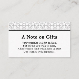 Tarjeta De Recepción Elegant Black and White Art Deco Style