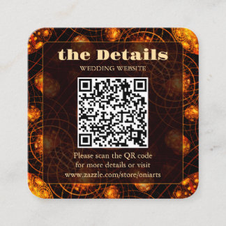 Tarjeta De Recepción Elegant Classic Boho Modern Gold #901 Wedding