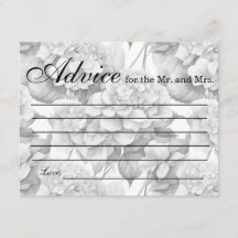 Elegante acuarela floral gris y blanco