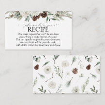 Elegante Acuarela Floral Por Favor Traiga Una Rece