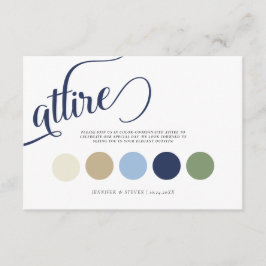 Tarjeta De Recepción Elegante atuendo Boda de los tulipanes azules de l