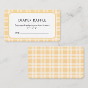 Tarjeta De Recepción Elegante billete de papel Baby Shower Diaper Raffl