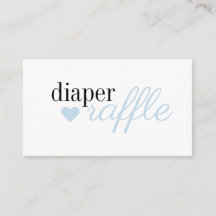 Elegante Blue Simple Boy Baby Shower Diaper Raffle