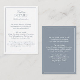 Tarjeta De Recepción Elegante Boda de caligrafía azul turquesa