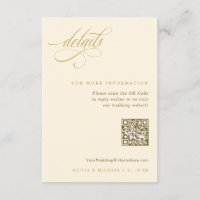 Elegante Boda Gold Ecru