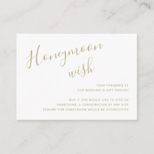 Tarjeta De Recepción Elegante Boda Gold Moderno
