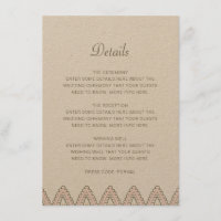 Elegante Boda hindú indio Mehndi detalla Kraft
