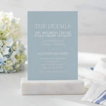 Elegante Boda Moderna de Azul Costero