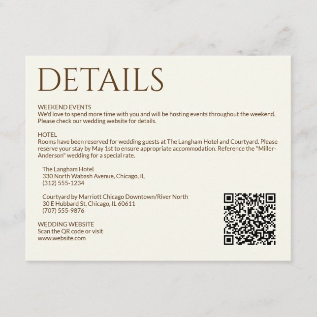 Tarjeta De Recepción Elegante Boda moderno de flores silvestres fuera d (Anverso)