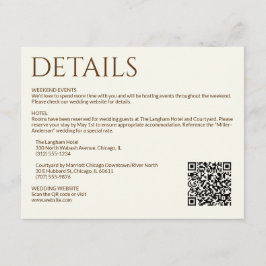 Tarjeta De Recepción Elegante Boda moderno de flores silvestres fuera d