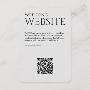 Tarjeta De Recepción Elegante Boda negro de humo moderno