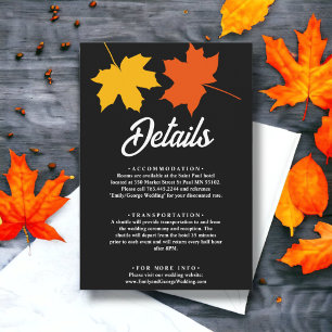 Tarjeta De Recepción Elegante Caída Sale Boda Floral Blanco Y Negro