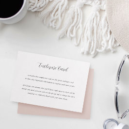 Tarjeta De Recepción Elegante caligrafía Personalizable de todos los fi