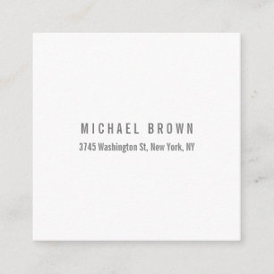 Tarjeta De Recepción Elegante Clásico Único Minimalista