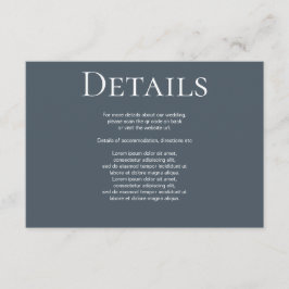 Tarjeta De Recepción Elegante código QR simple de casamiento