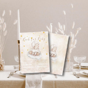 Tarjeta De Recepción Elegante Cordero Pinky Estrella Mágica Ovejas Libr