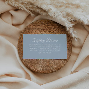 Tarjeta De Recepción Elegante ducha azul turquesa con ducha de novia
