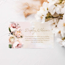 Elegante ducha de pantalla de flores rosadas