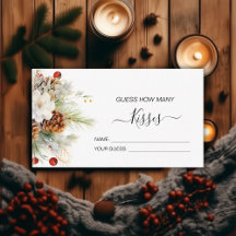 Elegante invierno Evergreen & Rowan Bridal Shower