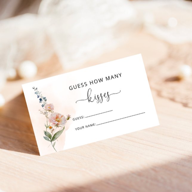 Tarjeta De Recepción Elegante Jardín Flores Novias Jugar Ducha (Subido por el creador)